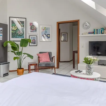 Aestay - Boxspring Auch Als Einzelbetten, Voll Ausgestattete Kueche, Eco-friendly, Radfahren & Wandern, Inkl Xl Parkplatz شقة Hemsbach